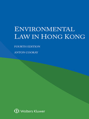 cover image of Environmental Law in Hong Kong